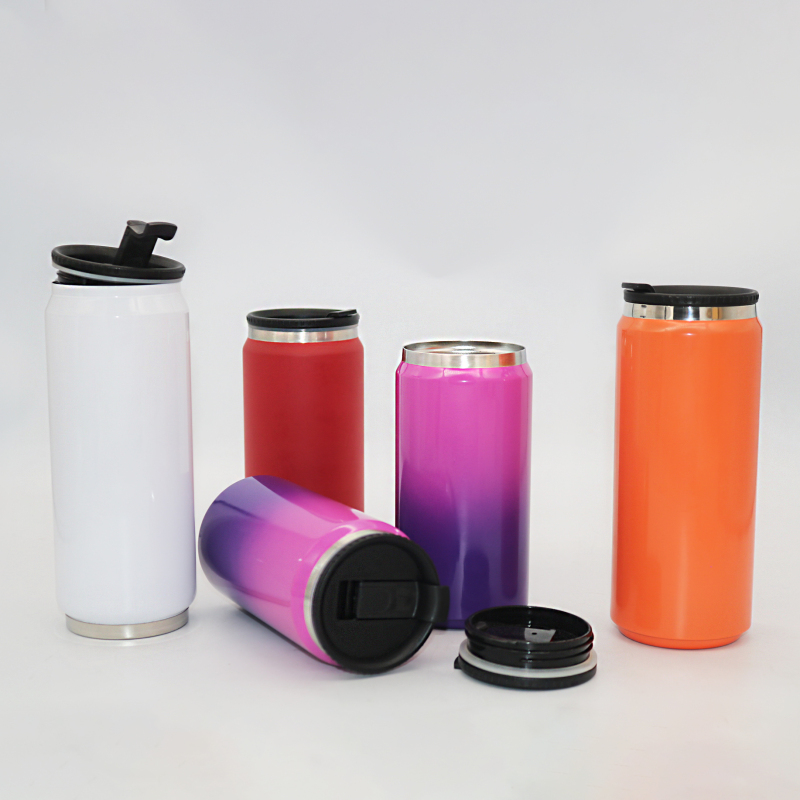 Customizable high quality double vacuum stainless steel cola cans