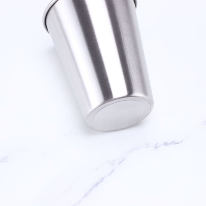 Hot Seller Nordic Silicone Insulation Cup Stainless Steel Coffee Mug Travel Anti Scalding Straw Cup