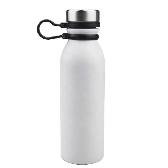 Hot Sale Stainless Steel Bottle Water 500ml Double Walled Vacuum Flask BPA Free Water Bottle with Silicone Handle