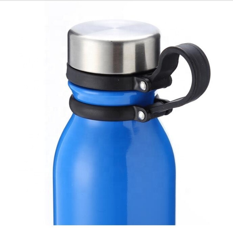 Hot Sale Stainless Steel Bottle Water 500ml Double Walled Vacuum Flask BPA Free Water Bottle with Silicone Handle
