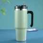 30oz Coffee Beer Travel Tumbler Cups Insulated Stainless Steel Vacuum Tumbler with Straw and Lid