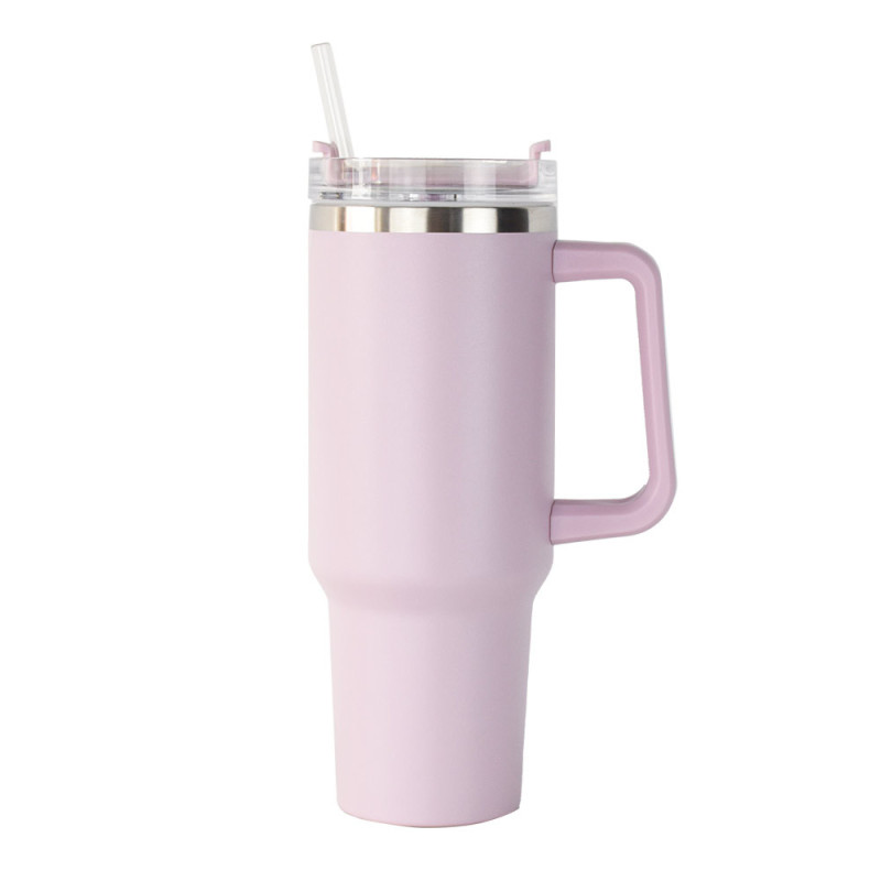 BPA Free Adventure Quencher Vacuum Insulated Tumbler Outdoor Travel 40oz Stainless Steel Tumbler with Straw Lid