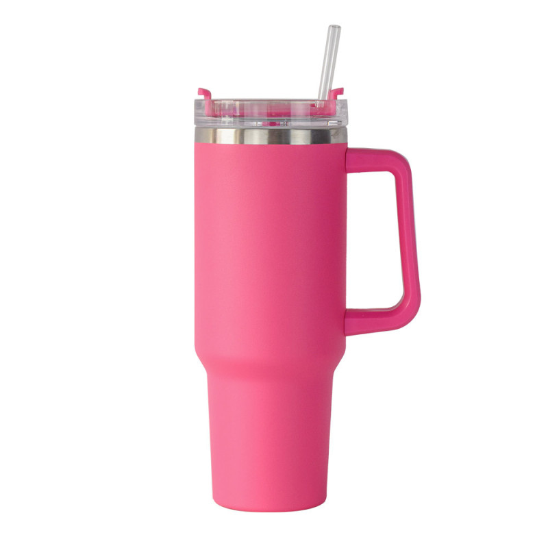 BPA Free Adventure Quencher Vacuum Insulated Tumbler Outdoor Travel 40oz Stainless Steel Tumbler with Straw Lid