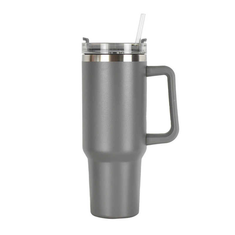 BPA Free Adventure Quencher Vacuum Insulated Tumbler Outdoor Travel 40oz Stainless Steel Tumbler with Straw Lid