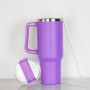 BPA Free Adventure Quencher Vacuum Insulated Tumbler Outdoor Travel 40oz Stainless Steel Tumbler with Straw Lid