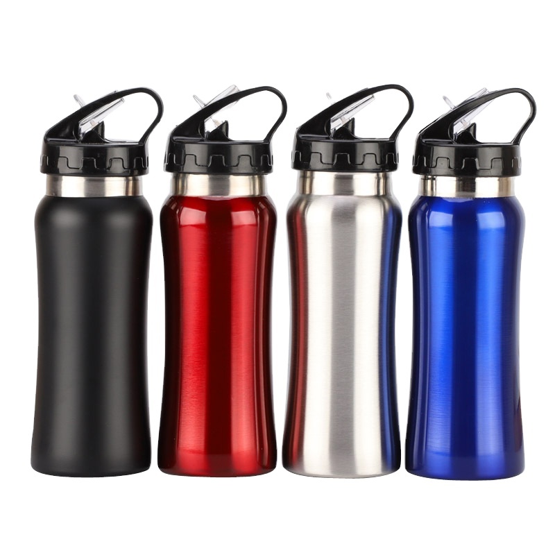 New stainless steel straw cup portable outdoor portable kettle accompanying cup small waist thermos cup