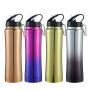 New stainless steel straw cup portable outdoor portable kettle accompanying cup small waist thermos cup
