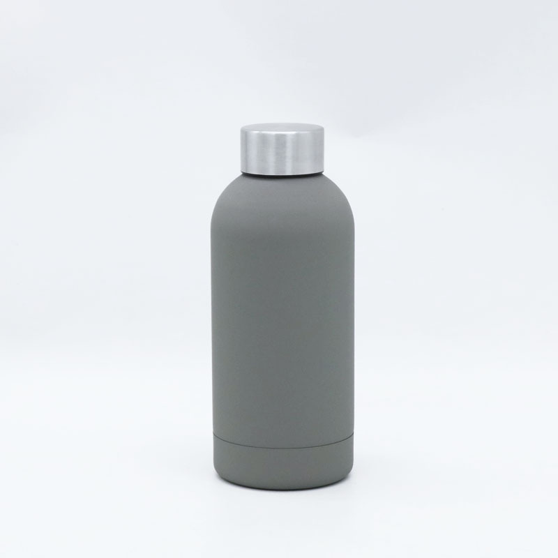 High appearance level multi-capacity double-layer vacuum small mouth thermos bottle