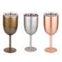 Bpa Free Double Wall Stainless Steel Insulated Vacuum Tumbler Wholesale Bulk Wine Goblets Glass