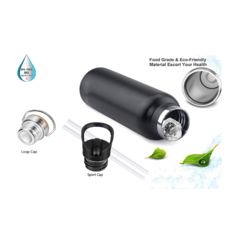 Eco Friendly Wholesale Product 600ml 750ml Stainless Steel Insulated Bottle Water Sport