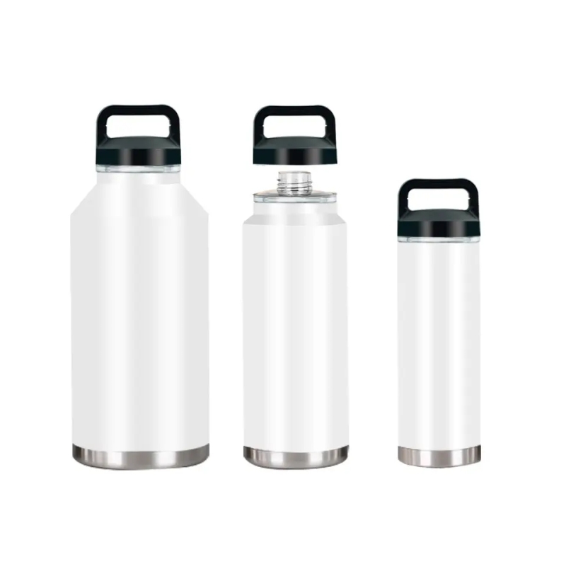 Stainless Steel Double Wall Vacuum Flasks Camping Cup Insulated Thermos Travel Water Bottle