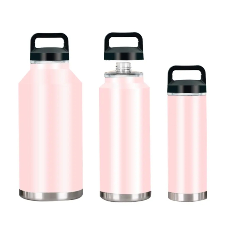 Stainless Steel Double Wall Vacuum Flasks Camping Cup Insulated Thermos Travel Water Bottle