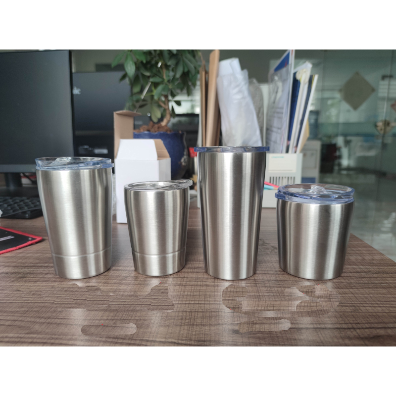 8oz/12oz Double Wall Stainless Steel Vacuum Insulated Milk Cup New Design Stackable Cup Travel Mug