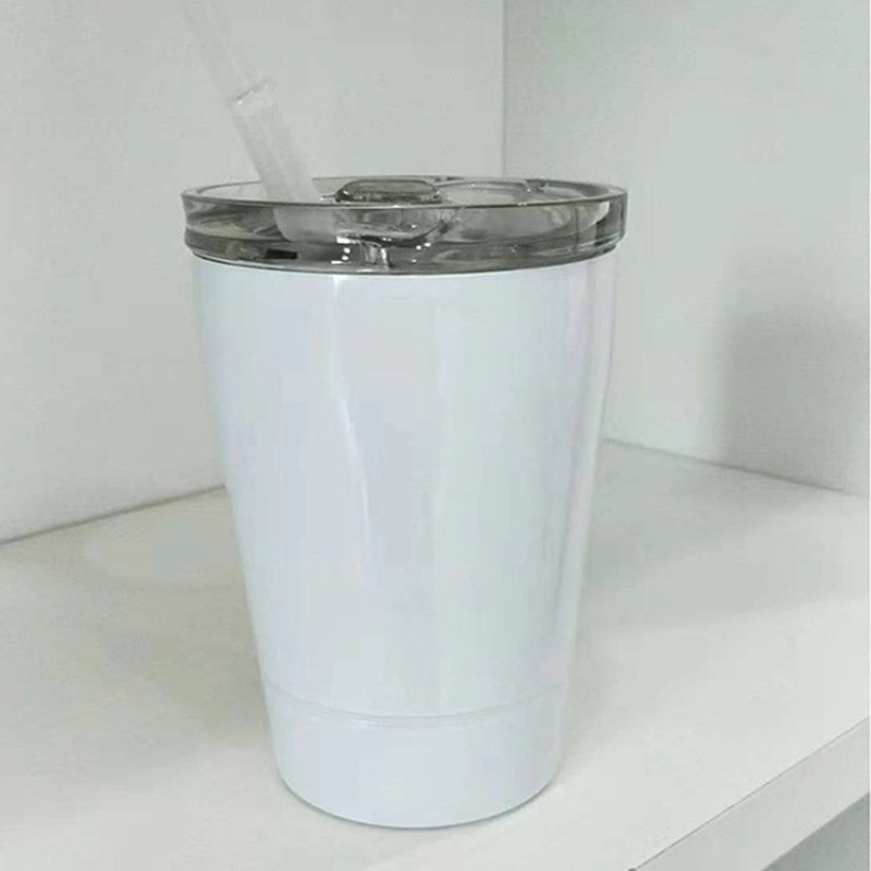 8oz/12oz Double Wall Stainless Steel Vacuum Insulated Milk Cup New Design Stackable Cup Travel Mug
