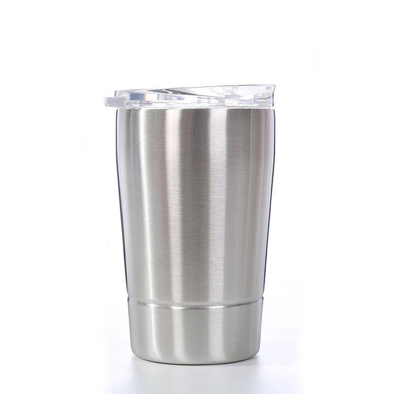 8oz/12oz Double Wall Stainless Steel Vacuum Insulated Milk Cup New Design Stackable Cup Travel Mug
