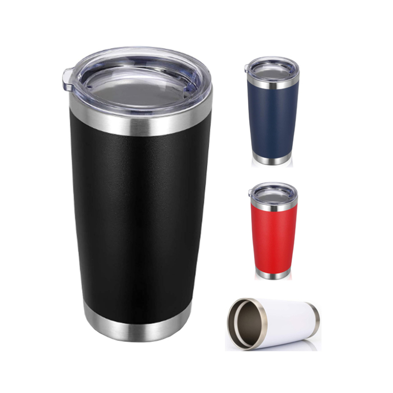 2023 Hot Selling Wholesale BPA Free  20 oz Vacuum Insulated Tumbler Cups Custom Stainless Steel Double Wall Travel Mug with Lid