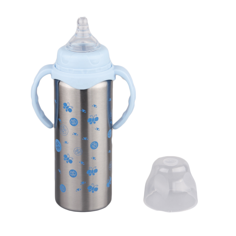 Baby Warmer Vacuum Bottle Stainless Steel Thermos Baby Feeding Supplies With Straw Lid Baby Water Bottle