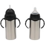 Baby Warmer Vacuum Bottle Stainless Steel Thermos Baby Feeding Supplies With Straw Lid Baby Water Bottle