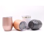 high quality food grade stainless steel rainbow spray painting wine cup tumbler insulate coffee mug thermos  with lid