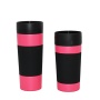 450ml stainless steel vacuum insulated thermos flask with silicone sleeve insulated travel coffee mug