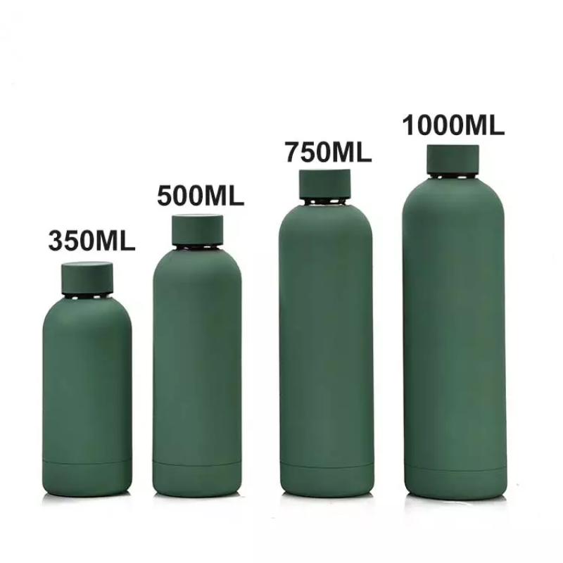 Custom Logo Double Wall Vacuum Thermos Flasks 500ml Stainless Steel Water Bottle Gym