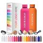 500ML Stainless Steel Double Wall Insulated Vacuum Flasks With Different Lids Thermos Water Bottle