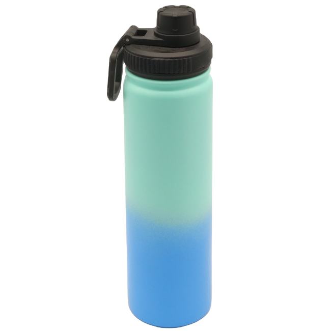 Wholesale Large Capacity Vacuum Insulated Wide Mouth Stainless Steel Sport Water Bottle With Straw