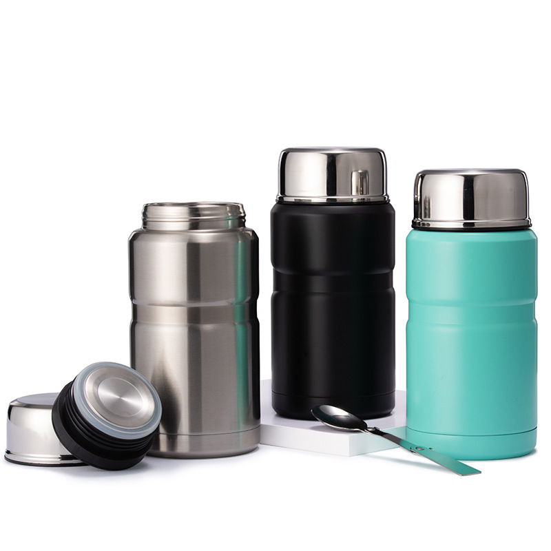750ml Stainless Steel Lunch Box Insulated Food Jar with Lid for Kids