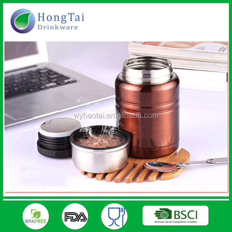 750ml Stainless Steel Lunch Box Insulated Food Jar with Lid for Kids