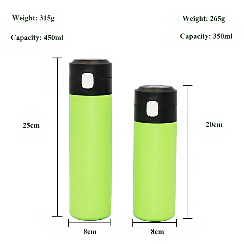 2023 Hot Selling BPA Free Double Walled Stainless Steel Custom Vacuum Flask with LED Temperature Display Smart Water Bottle