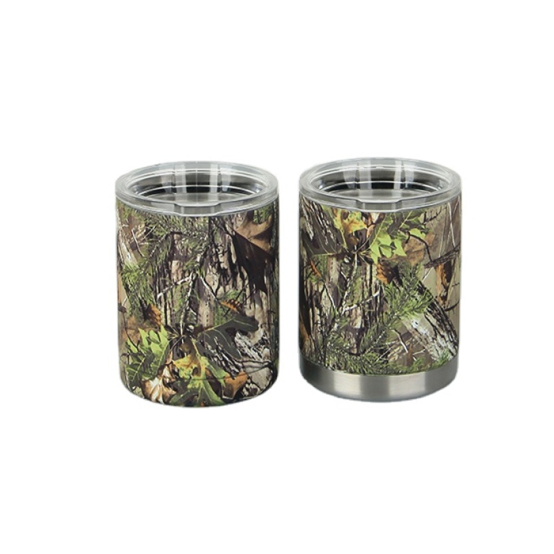 Vacuum Insulated Stainless Steel 10oz Travel Beer Coffee Tumbler Reusable Coffee Thermos Cup With Slide Lid