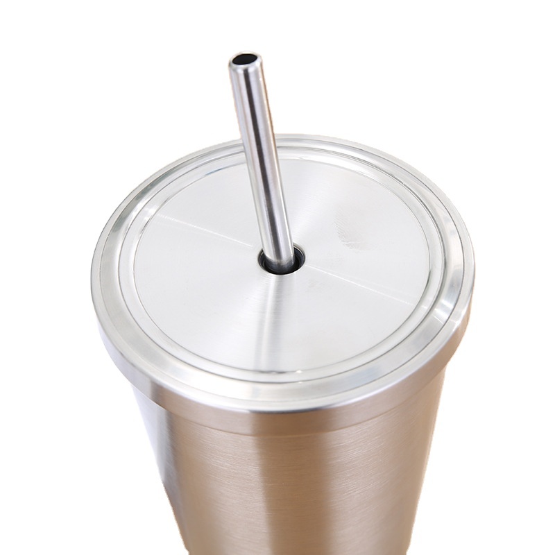 popular 500ml custom logo coffee mug stainless steel insulate travel tumbler large capacity sippy cup