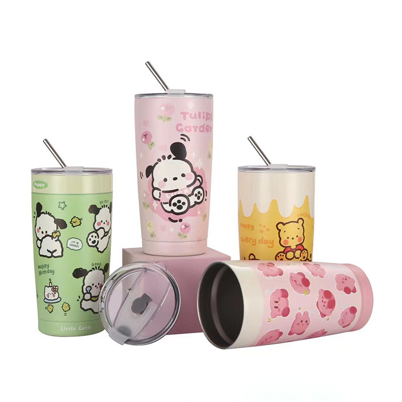 Stainless Steel Double Wall Vacuum Flasks Coffee Mug Insulated Thermos Tumbler