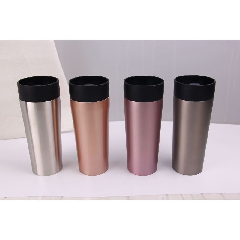 Wholesale Stainless Steel Vacuum Insulated Thermos Flask With Silicone Sleeve Insulated Travel Coffee Mug