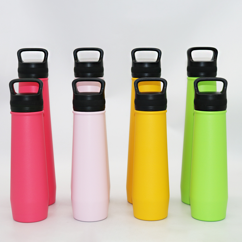 New Arrival Eco-friendly Stainless Steel Double Wall Insulated New Shape Thermos Vacuum Flask Water Bottle
