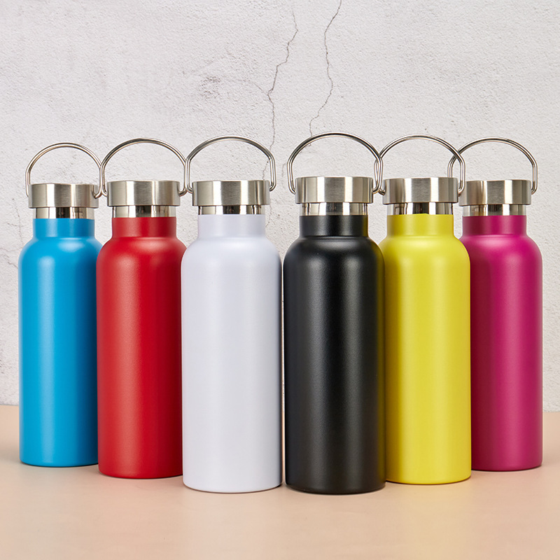 2023Hot Selling Reusable Water Bottles Wholesale Stainless Steel Double Wall Termos Custom Water Bottle Logo
