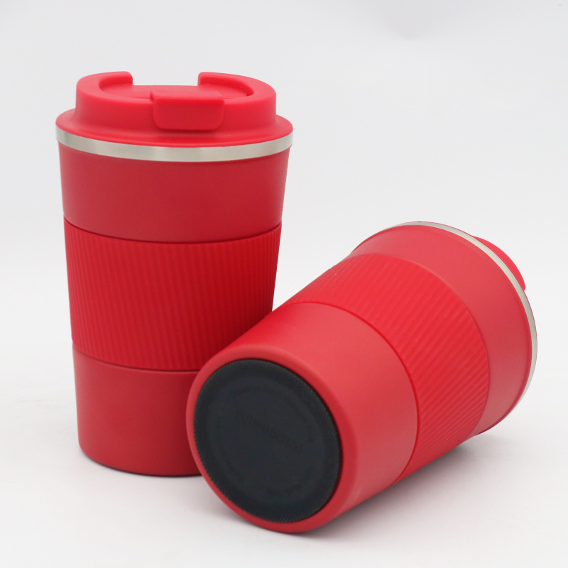 500ML Eco Friendly Double Wall Insulated Coffee Travel Mug Stainless Steel Thermos Cup