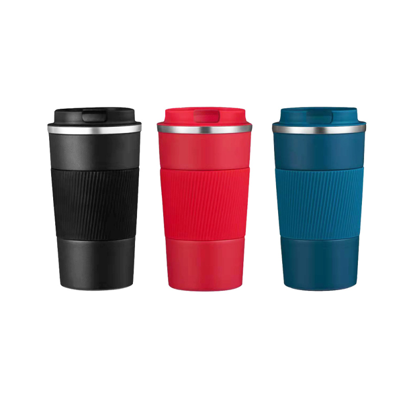 500ML Eco Friendly Double Wall Insulated Coffee Travel Mug Stainless Steel Thermos Cup