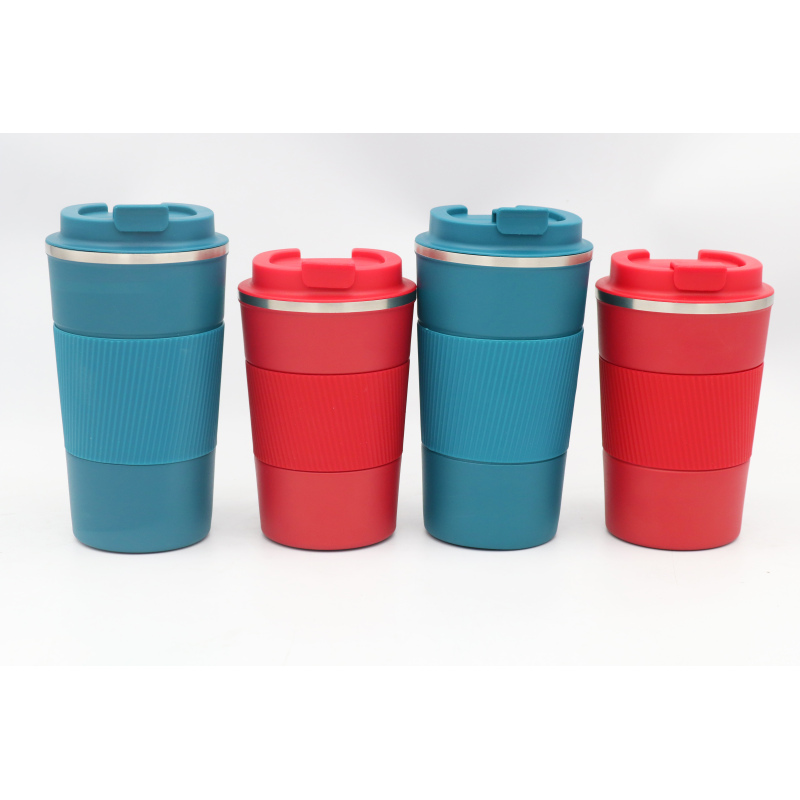 500ML Eco Friendly Double Wall Insulated Coffee Travel Mug Stainless Steel Thermos Cup