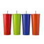 Promotion Gift Double Wall Stainless Steel Tumbler Cup Vacuum 24oz Coffee Mug with SS Straw