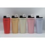 New style custom color oand  logo double wall insulated stainless steel gym shaker water bottle with handle
