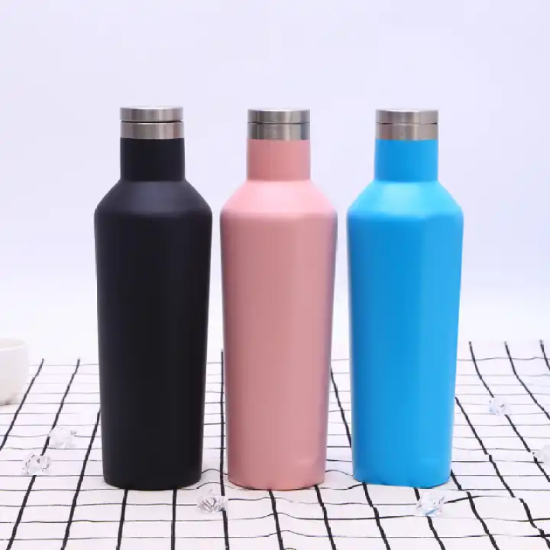 Wholesale 500ml Wine Bottle Vacuum Insulated Red Water Wine Cup Stainless Steel Custom Tumbler