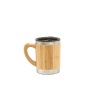 Eco Friendly Bamboo Coffee Mug Stainless Steel Tumbler Cups Thermos Travel Cup with Lid