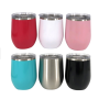hot selling 12oz custom color stainless steel tumbler  insulate water cup coffee mug egg cup wine tumbler with lid