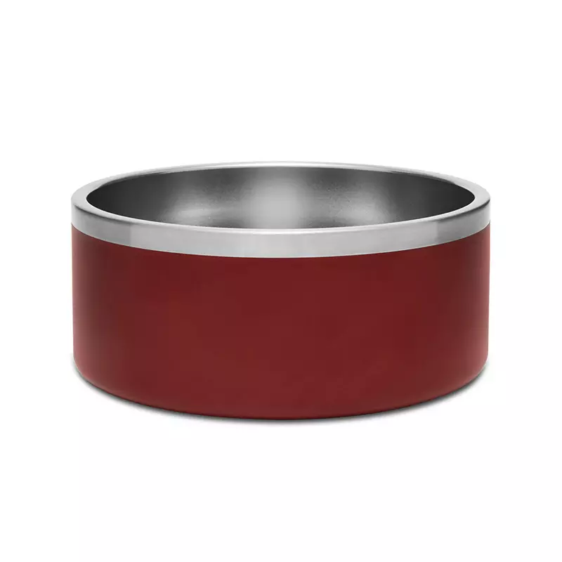 32oz/64oz Double Wall Stainless Steel Pet Feeding Bowl With Non-Slip Silicone Bottom Dog Bowl