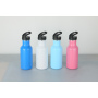 Narrow mouth outdoor single-layer stainless steel sports water bottle