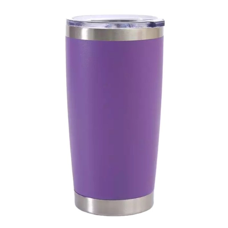 20oz Vacuum Insulated Tumbler Cups Double Wall Travel Car Coffee Mug High Quality Powder Coated Stainless Steel Tumbler