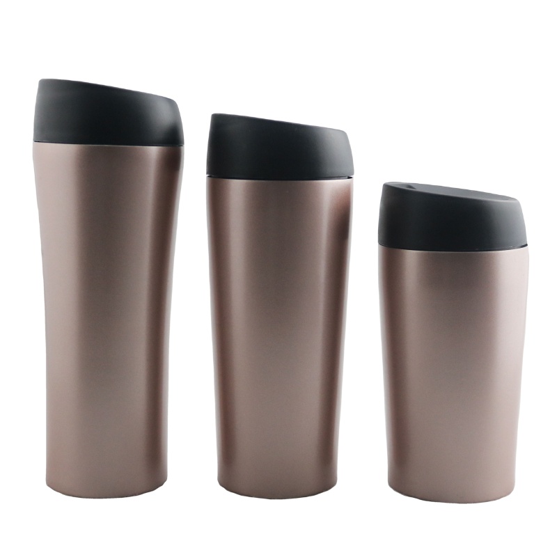 Hot selling 450ml Vacuum insulated coffee cup thermal mug with 360 degree water outlet lid