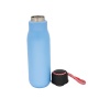 High Quality 500ml Stainless Steel Water Bottle Double Wall Vacuum Flask Insulated Sport Bottle With Strap Lid
