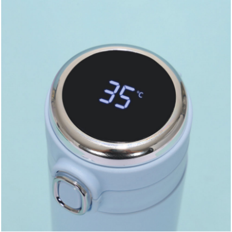 304 stainless steel smart thermos cup LED touch display warm water cup Double vacuum bouncing cup